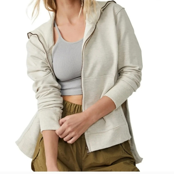 FP Movement by Free People Jackets & Blazers - FP Movement by Free People Baseline Zip-Up Sweatshirt Jacket